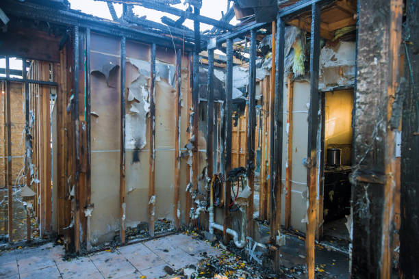 Professional Fire Damage Removal technician working in Beldenville, WI